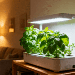 Podas no manjericão hidropônico para aumentar produtividade em apartamento pequeno