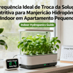 frequência ideal de troca da solução nutritiva para manjericão hidropônico