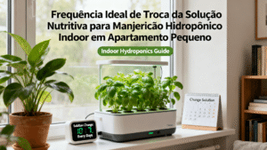 frequência ideal de troca da solução nutritiva para manjericão hidropônico
